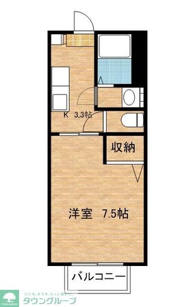 パルボナール IIIの物件間取画像